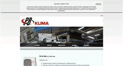 Desktop Screenshot of pbklima.pl