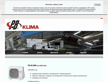 Tablet Screenshot of pbklima.pl